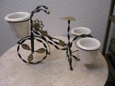 Blumenständer mit 3 Töpfen Fahrrad MANUFAKTURWARE neu