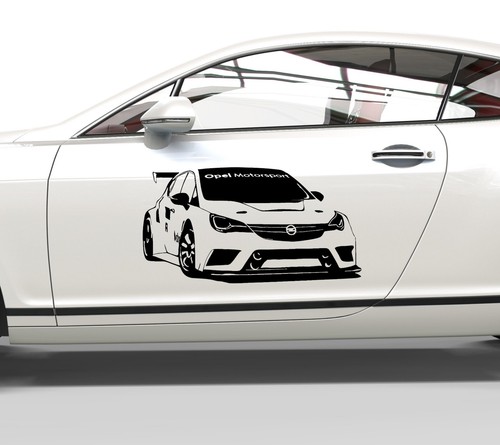 Autoaufkleber opel astra tcr - autoaufkleber,