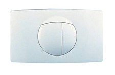 SANIT Taste mit Tastenrahmen/Betätigungsplatte, Start/Stopp - weiß