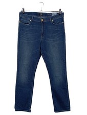 BOGNER High Waist Jeans Damen Jeans Gr. DE 46 blau Casual-Look