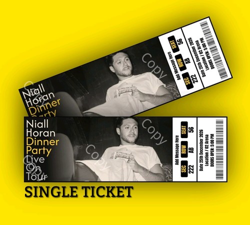Niall horan mock - niall, ticket