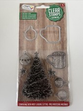 Silikonstempel Clear Stamps Hobby Sammel Auflösung Weihnachten Mit Schneide Scha