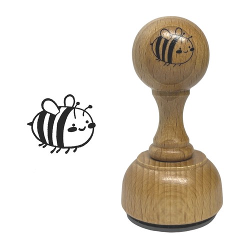 Biene holzstempel - biene,