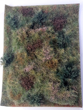 Polak 9817 Geländematte Waldbestand Variante G 27,5x20,5cm Handarbeit Unikat NEU