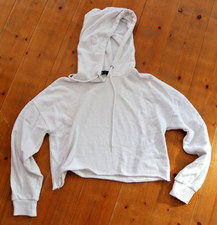 New Yorker Sweatshirt Pullover Hoddie creme weiß für Damen Größe XXS