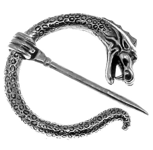 Wikinger fibel drache 82g - drache, 6