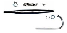 Auspuff kpl. rechts für NSU Quickly N, S,N23,S23,S2,T Set, 7-teilig 51ZT 