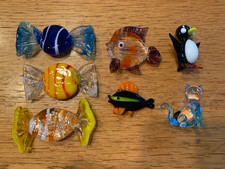 Glasfiguren-Bonbons- Fische -