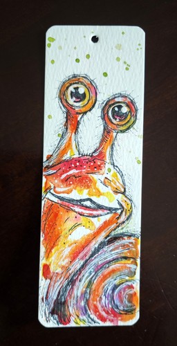 Original aquarell lesezeichen - original,
