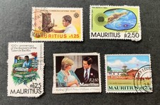 Mauritius 1983 - 5 used stamps - Michel No. 555, 559, 548