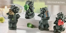 4 kleine Drachen NEU Dekofigur Drache Figur 