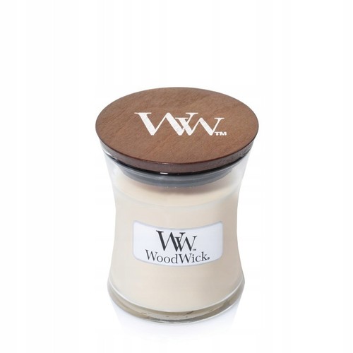 Woodwick vanillekerze 85g - vanillekerze,