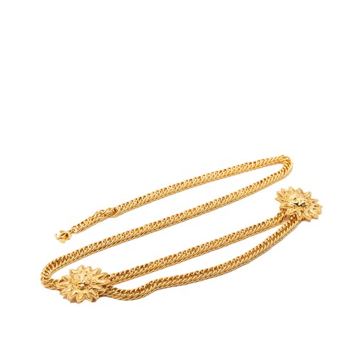 Chanel gold plated double - gold,