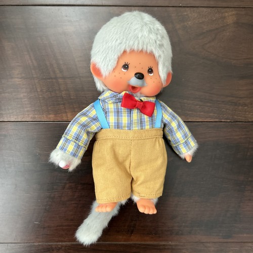 Monchhichi grandpa plush toy - monchhichi,