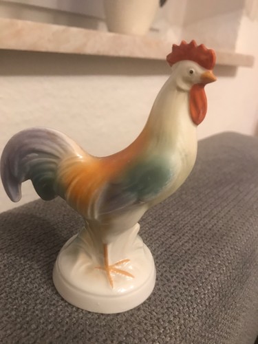 Porzellan figur hahn - porzellan, foreign