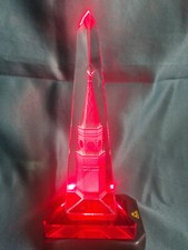 Glasprisma Glasstehle Spasskiturm Moskau 22,5cm Spasski Moskau  DDR (4-25