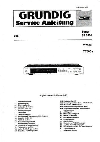 Service manual anleitung - manual-anleitung, für