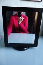 doppelseitig Schmuckschränkchen Schmuckschrank Schmuckkasten drehbar schwarz