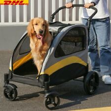 Hundewagen XL Hundebuggy, faltbarer Hundetrolley Pet Stroller Bingopaw Design DE