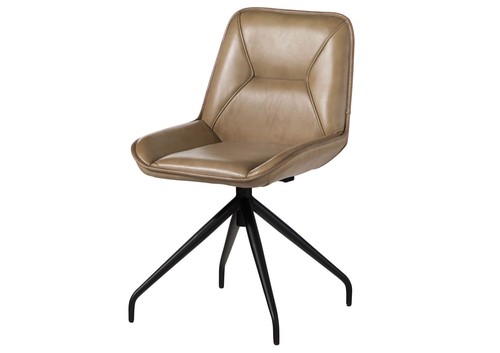 Stuhl gepolstert beige