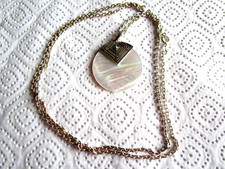 Anhänger Afrika - Thomas Sabo - Scheibe Perlmutt + Ankerkette - neuwertig!