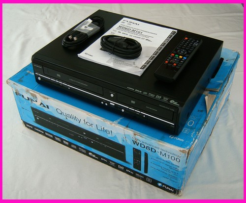 Funai wd6d m100 dvd vhs - funai, wd6d-m100