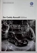 266072) VW Caddy - Roncalli - Preisliste & Extras - Prospekt 11/2011