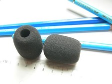 1 Windschutz für Mikrofon aus Schaumstoff Windscreen Windshield 38x29 32x11 mm 