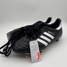 adidas World Cup SG Fussball Schuhe schwarz UK 8 Made in Germany 011040 neu