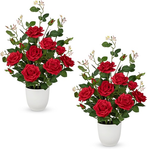 Briful künstliche rose - rose, im