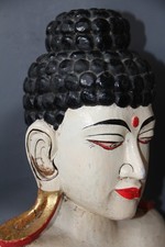 Vintage indianer bemalt buddha - bemalt,