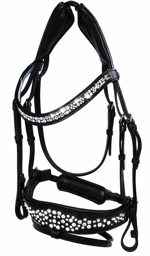 Trense white pearl leder - pearl,