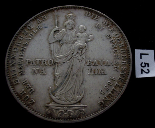 Bayern 1855 doppelgulden - bayern,