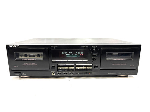 Sony double cassette tape deck - double,