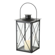 Laterne mit Glaseinsatz