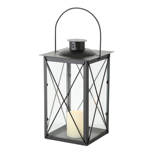 Laterne mit glaseinsatz - laterne,