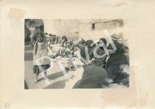 Foto WK I Straßenszene Zigeuner Kind Frauen Vranje Врање Serbien Србија H1.34