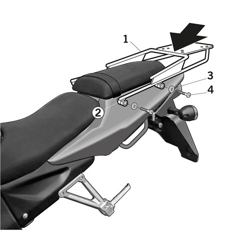 Shad gepäckträger für - shad, (für