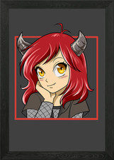 Japanisches Anime Mädchen I