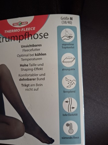 Thermo fleece strumpfhose - thermo-fleece,