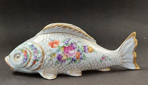 Handbemalte vase fischform - handbemalte,