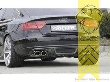 Rieger Heckansatz Heckspoiler Diffusor für Audi A5 B8 Sportback nicht S Line 4 R