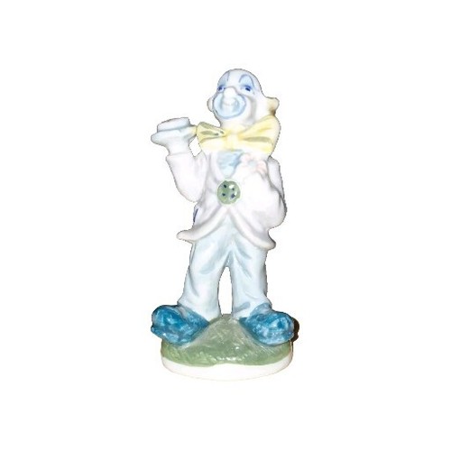 Porzellan figur clown - porzellan,