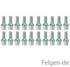 20 x Radschrauben Kugelbund