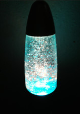 Glitter Lavalampe retro