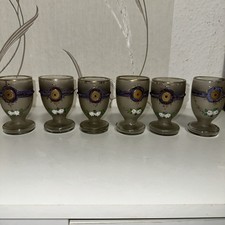 6 Antike Böhmische Gläser