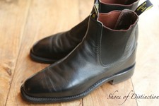 R.M. Williams Schwarz Leder