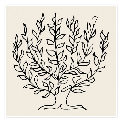 Poster der schlichte baum - der,