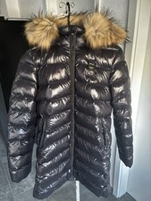 Blauer USA Mädchen Daunenjacke