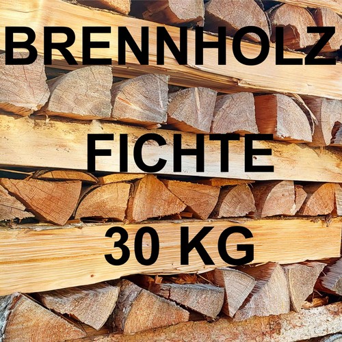 Feuerholz brennholz fichte - feuerholz,